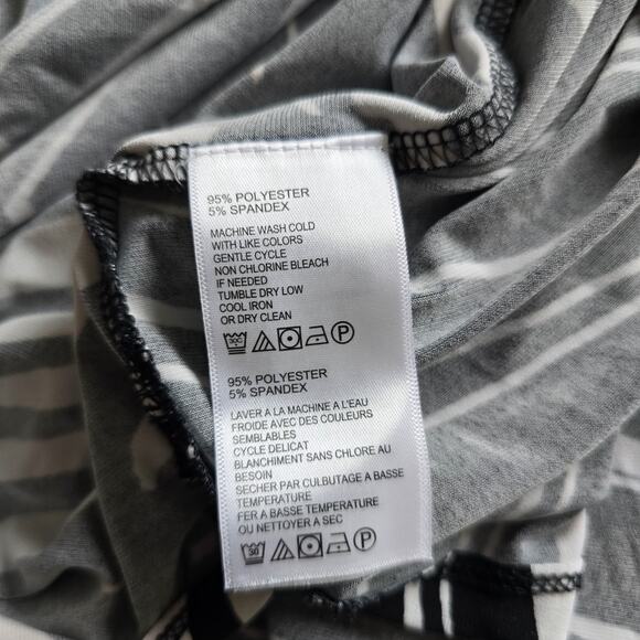 Tommy Bahama Oliana Hawaiian Maxi Dress Size XL Jersey V-neck Side Slit Resort - Picture 7 of 9